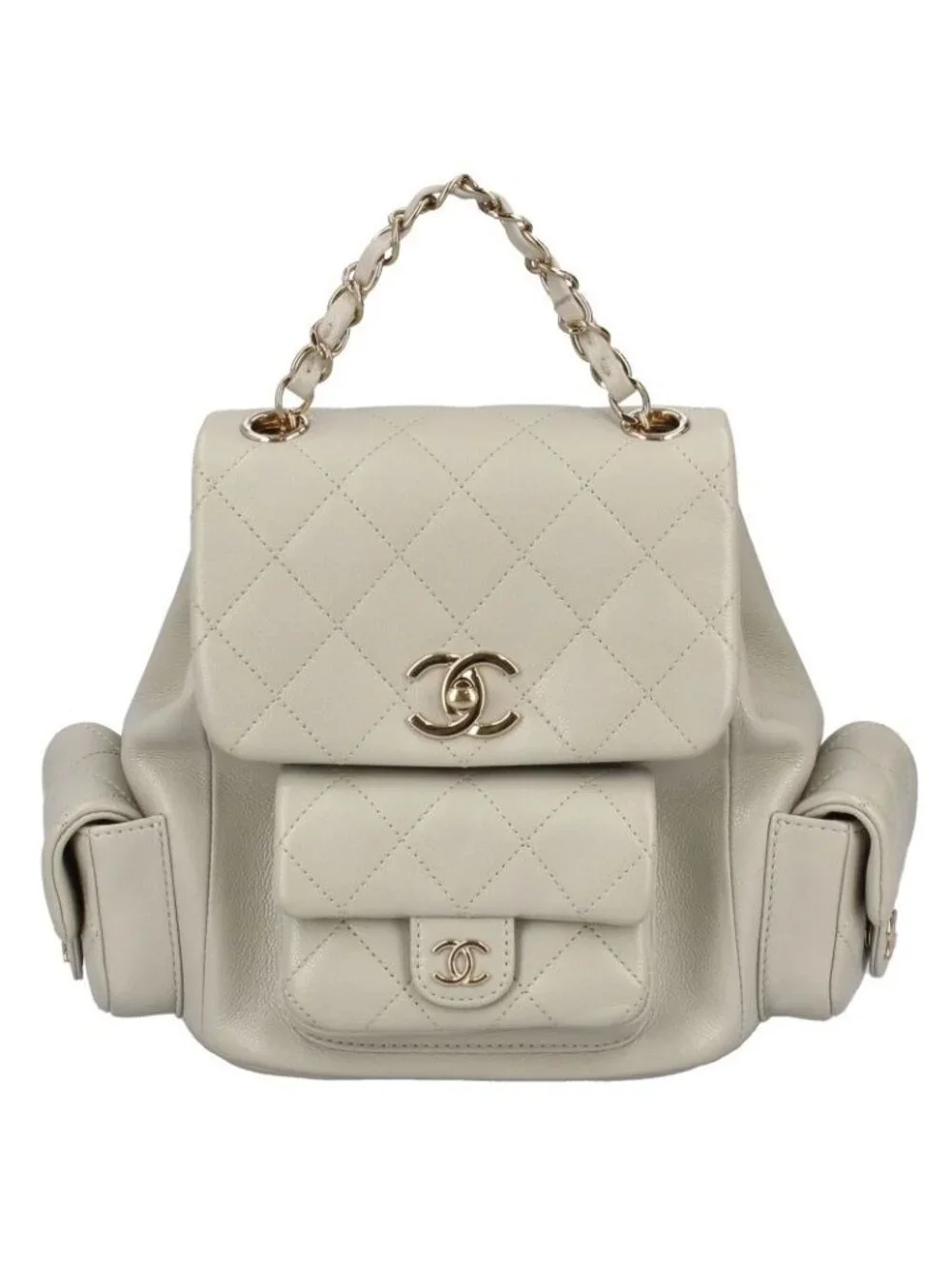 Chanel Quilted Small Backpack Caviar Leather